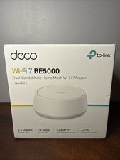Router TP Link Deco 7 BE25 Doble Banda BE5000 WiFi 7 Malla Wi Fi Nuevo/Caja Abierta