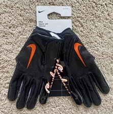 Nike Oklahoma State Cowboys Vapor Jet 7.0 PE Football Gloves (XL) FN5558 018