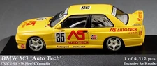 Minichamps 433882035 1/43 BMW M3 E30 Auto Tech JTCC 1988 #35 Kyosho From Japan
