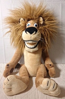 2005 Dreamworks Madagascar Live Escape 2 Africa Alex Plush Lion Stuffed Animal