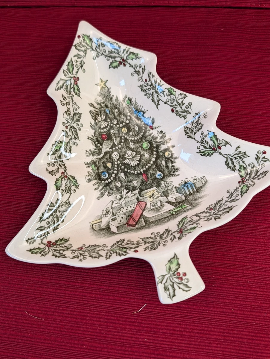 Johnson Brothers Christmas Tree Plate for sale | eBay