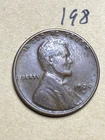 1924-D LINCOLN WHEAT CENT, "FINE" CONDITION, Low Mintage DATE, #198