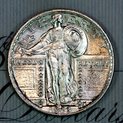 * 1923-P FH * SOLID+ GEM BU MS STANDING LIBERTY QUARTER * FROM COLLECTION