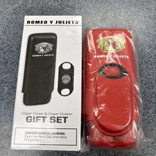 Romeo And Juliet Cigar Case And Cutter Gift Set
