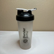 32oz Blender Bottle And Ball Black Shake Supplement Mixer Bottle