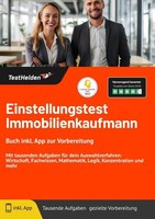 Tom Wenk | Einstellungstest Immobilienkaufmann - Buch Inkl. App Zur...