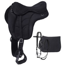 Treeless Endurance Saddle - Western Rigged - Black - 15" or 17"