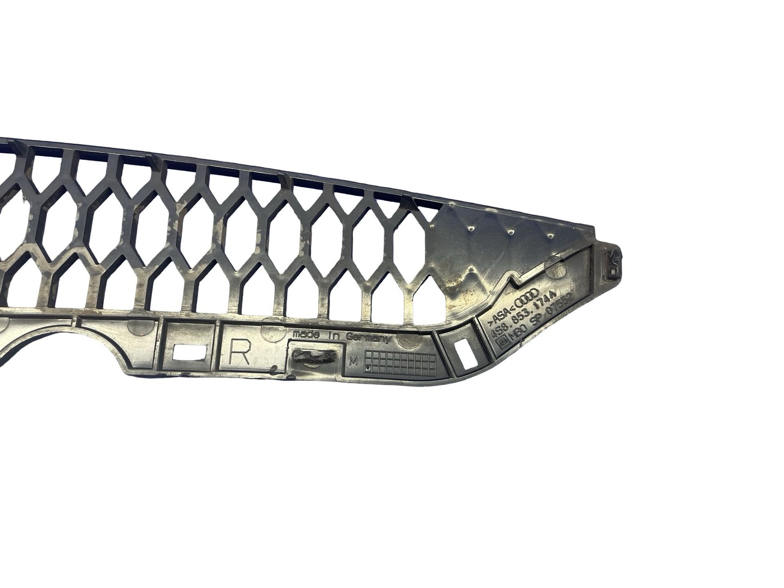 2017-2023 AUDI R8 V10 4S REAR BUMPER SIDE VENT GRILLE TRIM COVER PANEL BLACK
