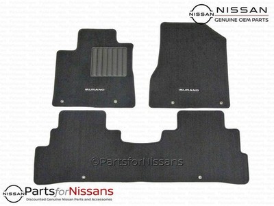 Genuine Nissan 2015-2018 Murano Carpet Floor Mats Black