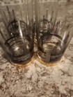 Black Gold Oil Field Wells Lotus Culver Highball Drink Glasses Dallas Oil Rigs — photo 5