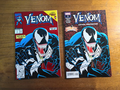 VENOM LETHAL PROTECTOR # 1 MARVEL COMICS 1993 HIGH GRADE NM+ ALSO TRICK or READ