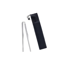 Boundless Voyage Titanium Tea Cup Long Tongs Clip Steak Lid Kitchen Food Fold...
