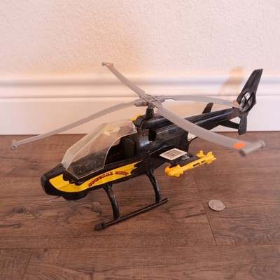 Vtg. Processed Plastic CO. Helicopter w/ Trigger Spin Blades 18'' Black Gi Scale