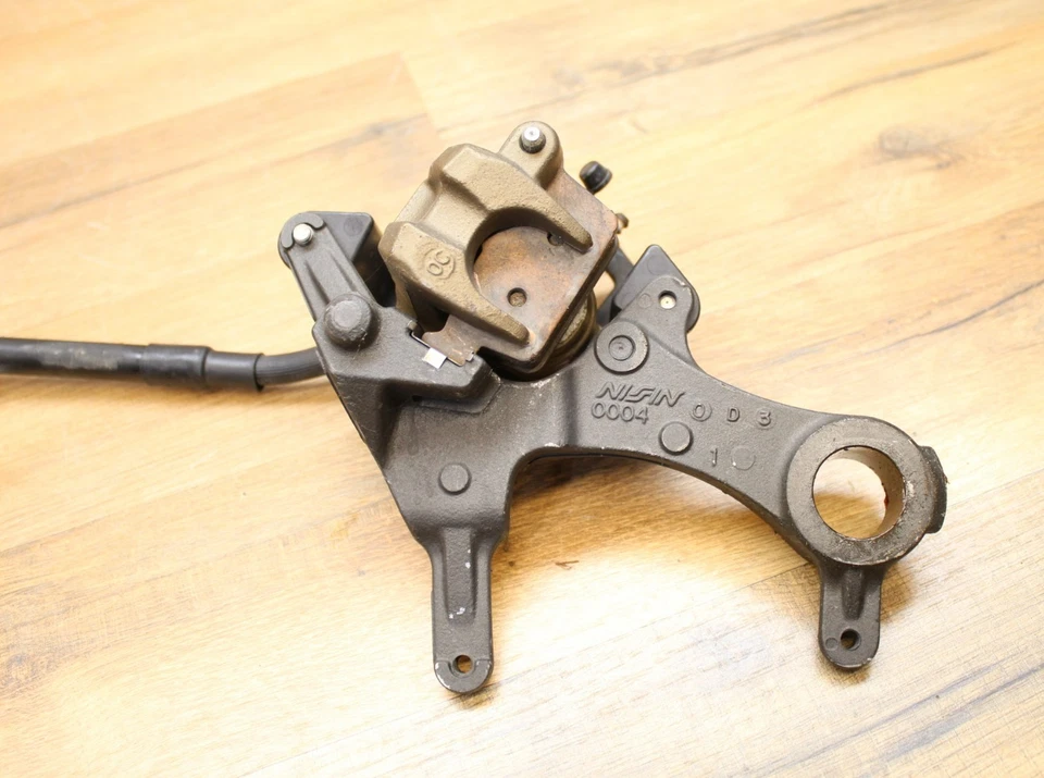 11 Kawasaki KX450 F KX 450 2011 maestro de freno trasero con pinza y suspensión Foto 3 de 4