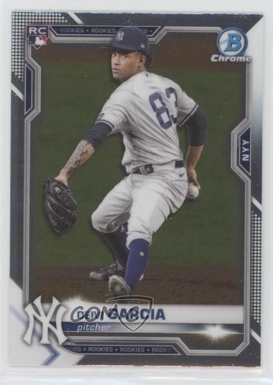 2021 Bowman Chrome Deivi Garcia #55 0o6v