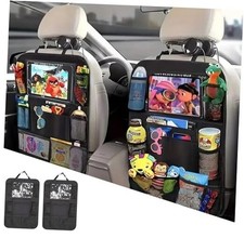 Car Backseat Organizer, Kids Seat Pockets, Back Seat Protector, Durable Strong
