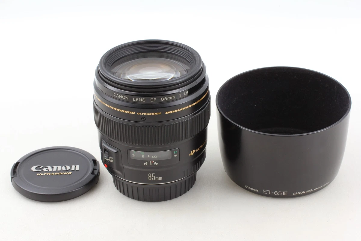 Canon EF 85mm f/1.8 レンズ ET-65 III付き 訳あり 中古カメラ機材の Canon EF 85mm f/1.8 レンズ ET-65 III付き 訳あり 中古カメラ機材の