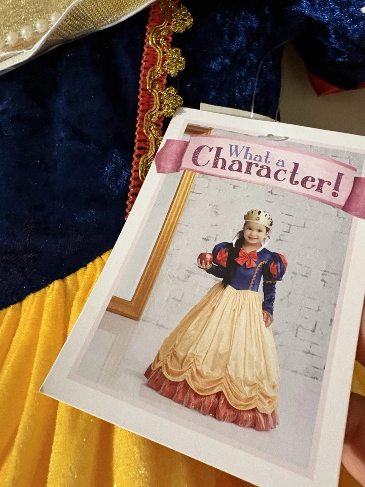 ¡Qué personaje! Vestido Blancanieves 5/6 Con Corona Foto 4 de 4