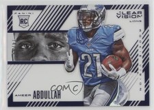 2015 Panini Clear Vision Rookie Vision Blue 74/99 Ameer Abdullah #RV-16 c6i