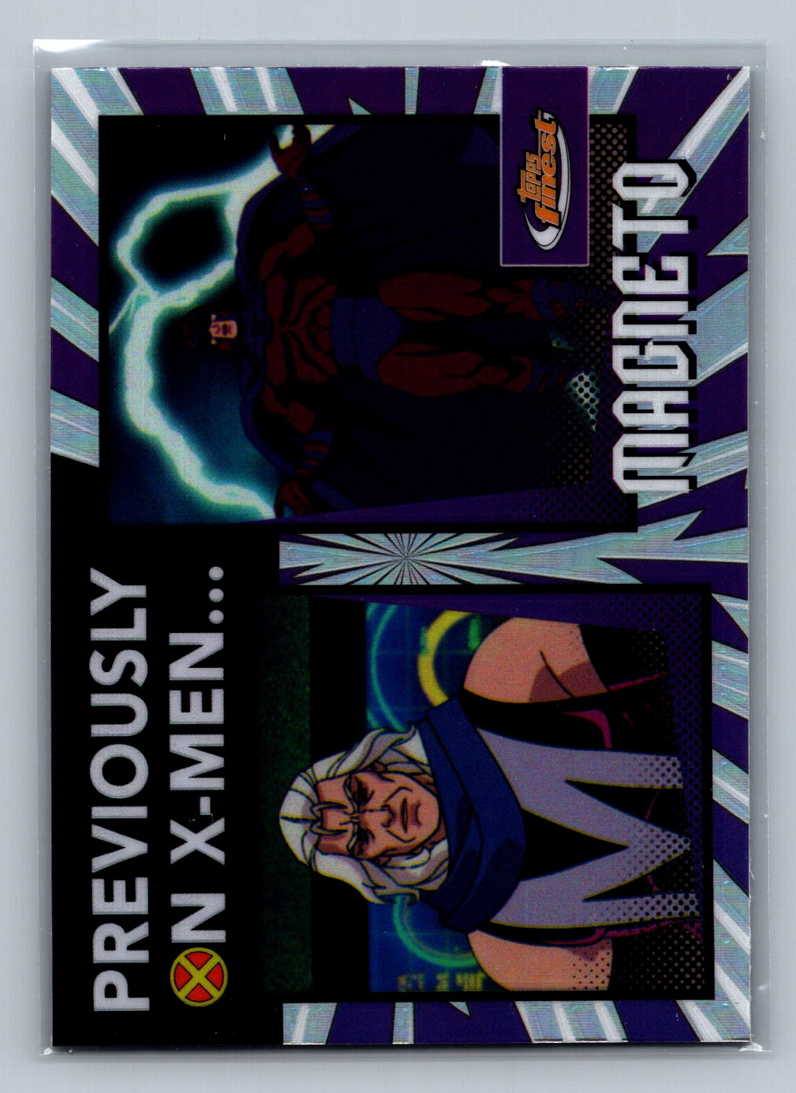 2025 Topps X-Men 97 Finest Magneto Previously On...
