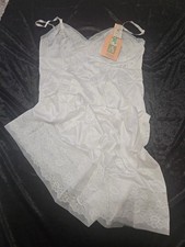 Vintage Womens Adonna Gown Full Slip Lace Size 38
