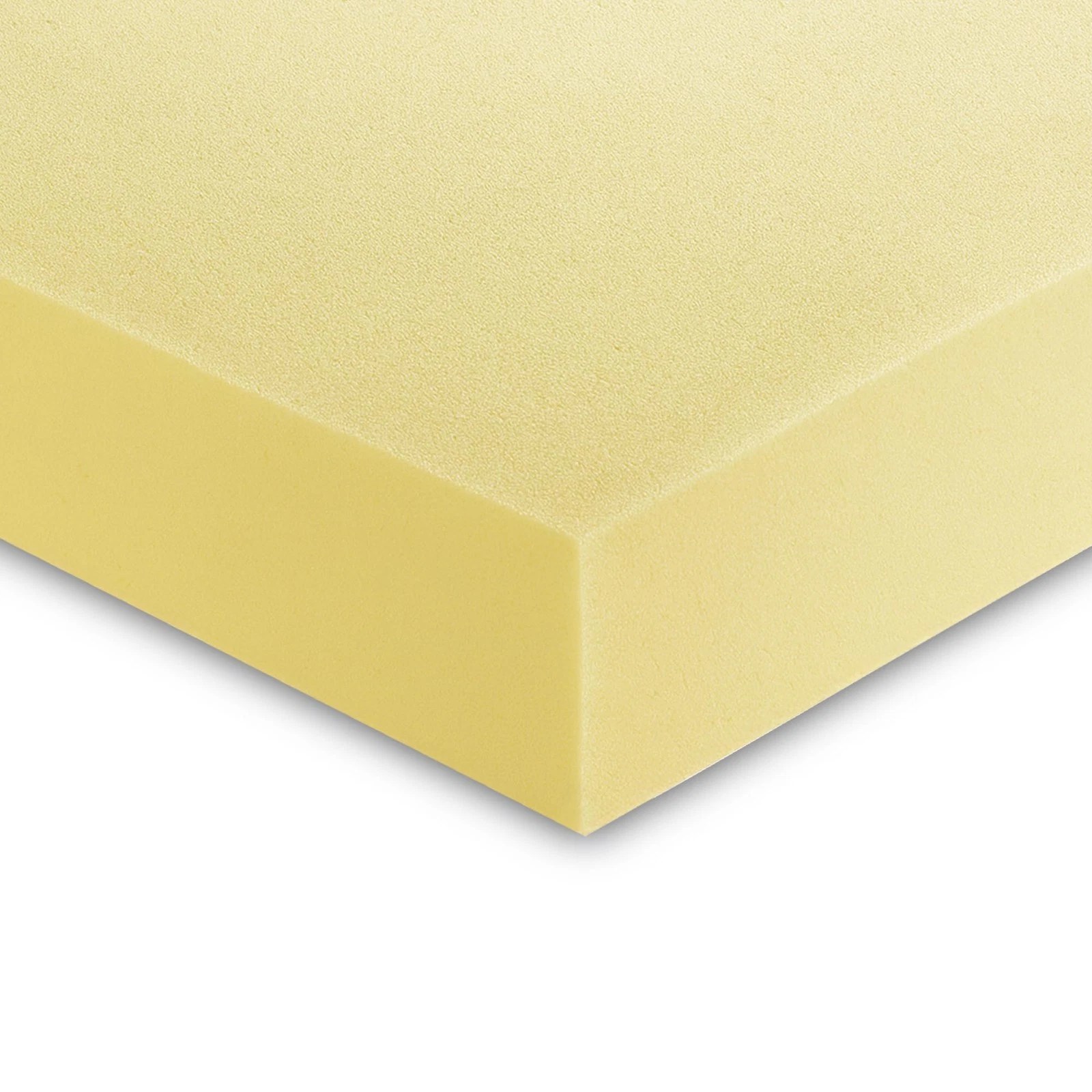 Starlight Beds King Size Memory Foam Mattress Topper Topper, Yellow