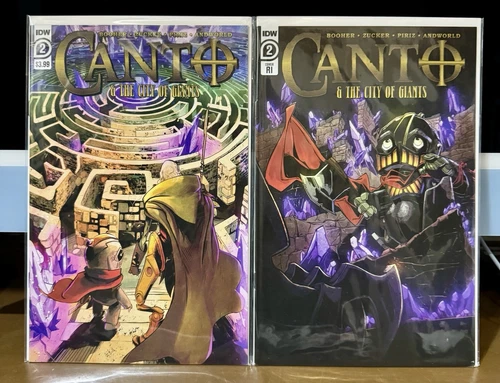 Canto & the City of Giants #2 Cover A & 1:10 Zucker Ratio Variant (IDW) NM