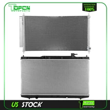 Fits 2013-2017 Honda Accord Replacement Radiator & Condenser Assembly