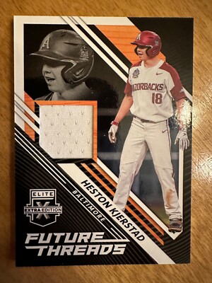 2021 Panini Elite Extra Edition - Future Threads #FT-HK Heston Kjerstad (MEM,...