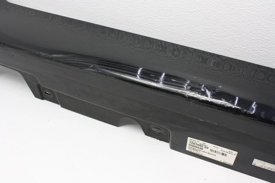 2011-2016 BMW 528i 535i 550i F10 RIGHT PASS SIDE SKIRT ROCKER MOLDING PANEL OEM Foto 2 de 4