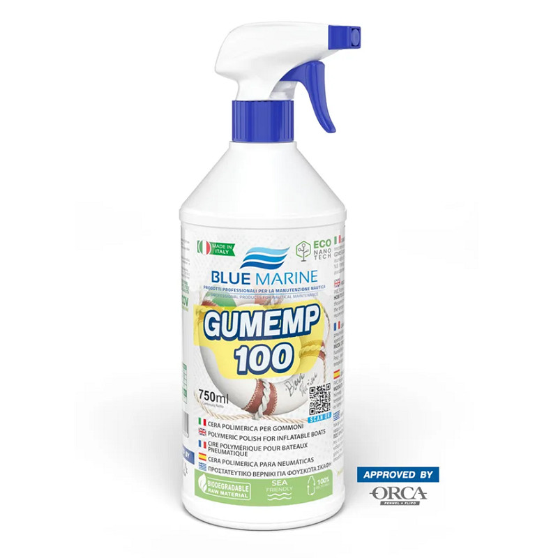 Blue Marine Gumemp100 produit protection bateau pneumatique PVC Hypalon liquide 750 ml