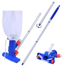 Pool Supply Town Jet Vacuum W/ 6 Section Poles of 57" for Frame Aboveground/Infl