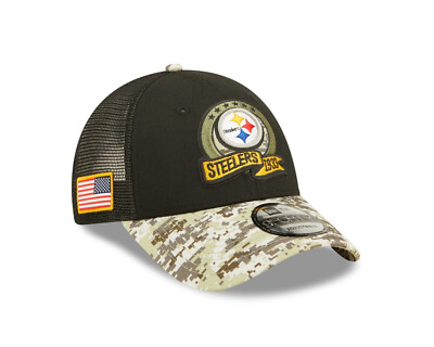 NFL Basecap Pittsburgh Steelers Cap Salute Service 9Forty 22 Kappe 196501259709