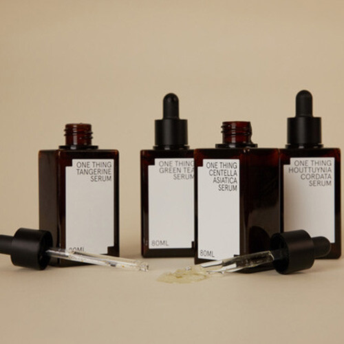 ONE THING Pure Nature Serum 80 ml 4 artículos Greentea Centella Houttuynia K-Beauty