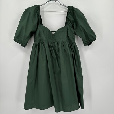 green halter backless dress Olive Green Bow Back Halter Neck Dress main image 0