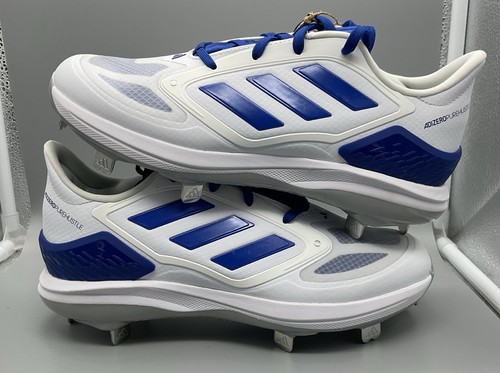 NEW Adidas Size 8 Women Blue AdiZero PureHustle 3 Elite Metal Softball Cleats - Picture 3 of 7