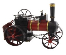 Steam tractor model decoration 30cm antique style