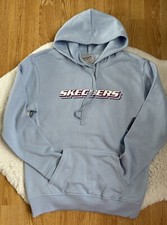 Image of Skechers Block Heritage Hoodie Colour Sky Blue, Size S