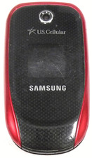 Samsung Stride SCH-R330 - Red and Black  U.S. Cellular  Very Rare Flip Phone
