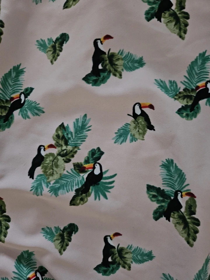 Traje de baño Forever 21 Tropical T2 pequeño rosa Foto 2 de 4