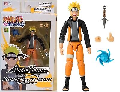 Bandai Anime Heroes Naruto 6.5 Action Figure Uzumaki  - Best Buy