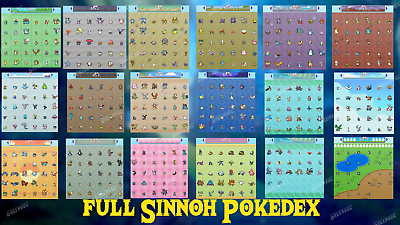 My Perfect Shiny Living Dex. All stats for each Pokemon maxed out