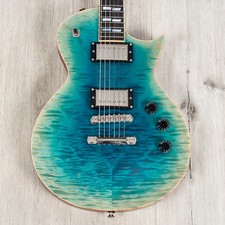 Esp Usa Eclipse Guitar, Quilt Top, Duncan Alnico Ii Pros, Reverse Blue Burst