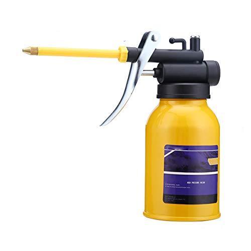 250ML Metal High Pressure Feed Oil Spray Gun Bottle Oil Can with Long