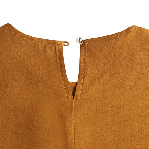 Casual Blouse Women Muslim Long Sleeve Top Solid Color Round Neck Shirt S-3XL - Picture 13 of 28