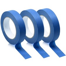 Automotive Masking Tape Blue Refinish Masking Tape Auto Body Paint Tape 3Rolls