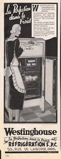 Westinghouse 1936 refrigeración cocina nevera refrigerador aparato eléctrico 18731
