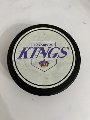 Vintage Los Angeles Kings Trench General Tire Hockey Puck John Ziegler
