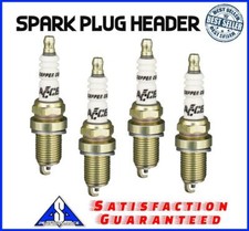 Accel 0416S-4 Copper Core Spark Plugs Shorty Design 14mm Thread
