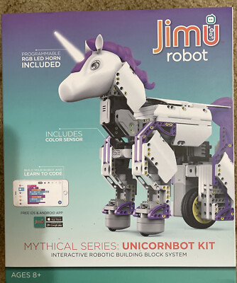 UBTECH Mythical Series: Unicornbot Kit-App-Enabled Building & Coding Purple 